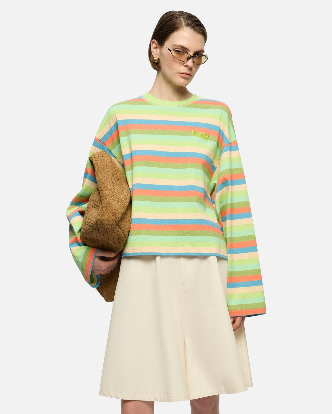 Blanca Hana Tee - Lime - Blanca