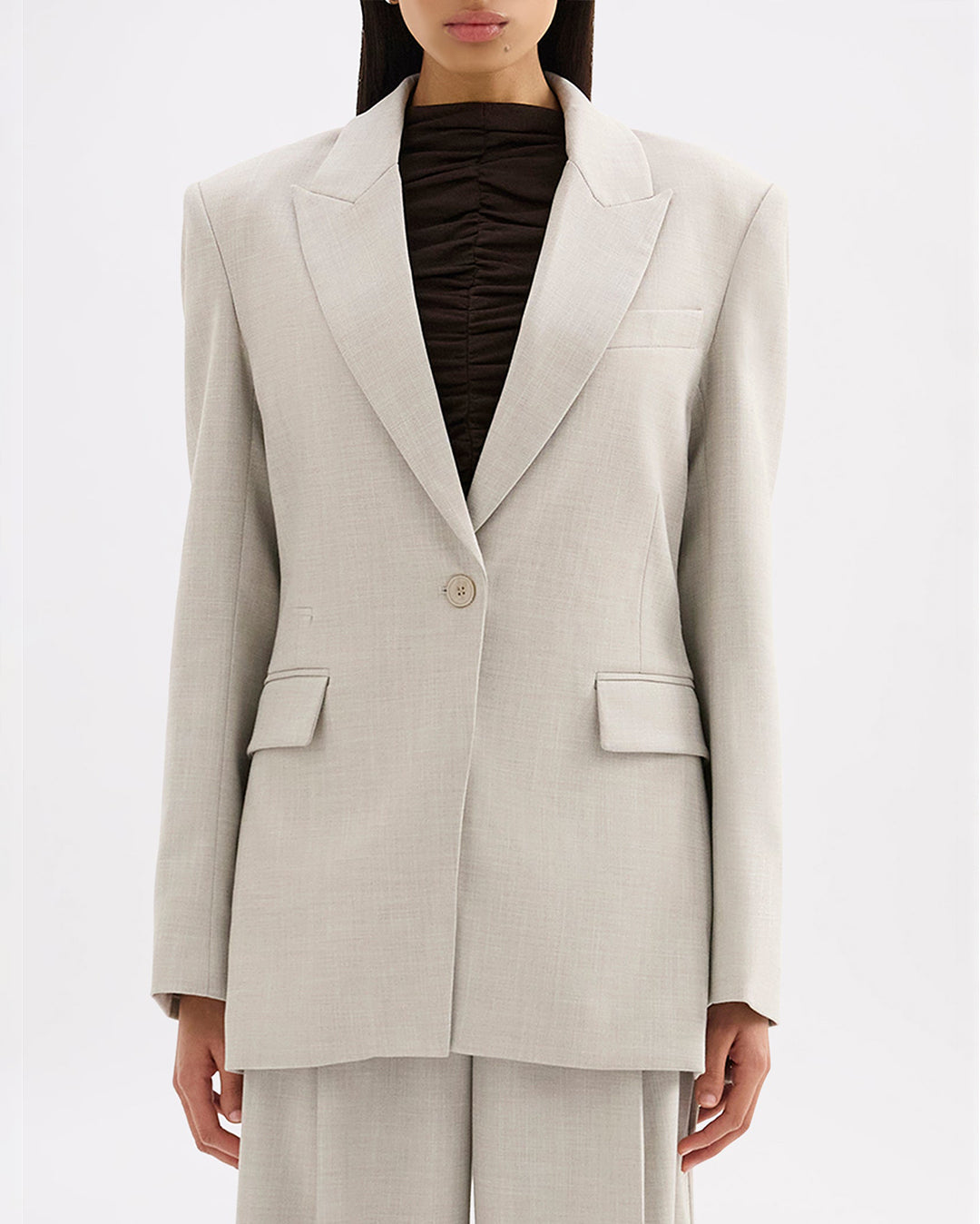 Aren Blazer - Sandstone - Nude Lucy