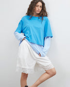 Night Night Lace Short - White - Commonplace Essentials