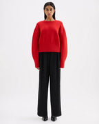 Elsie Knit - Vermillion - Nude Lucy