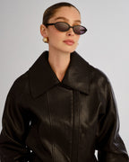The Olive Sunglasses - Black by Luv Lou - view 2