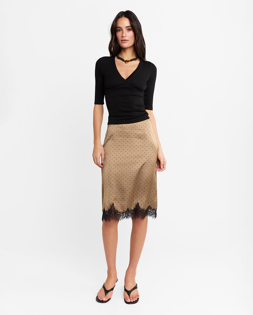 Samira Top - Black by Madison the Label - view 2