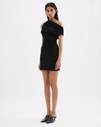 Marti Mini Dress - Black - Nude Lucy