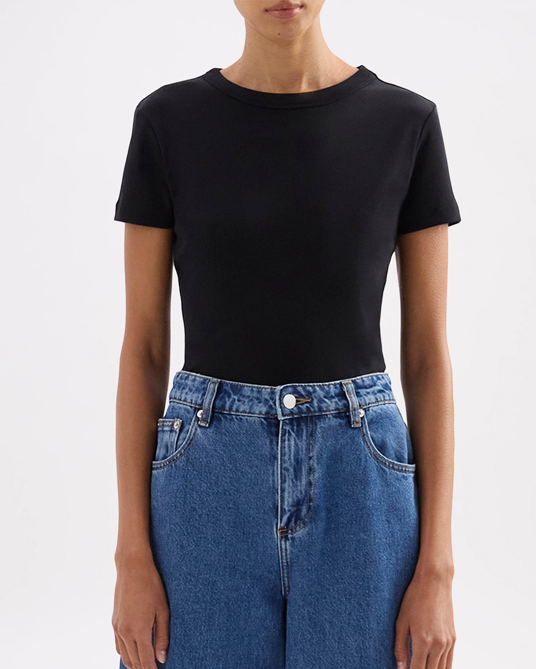 Organic Baby Tee - Black - Nude Lucy