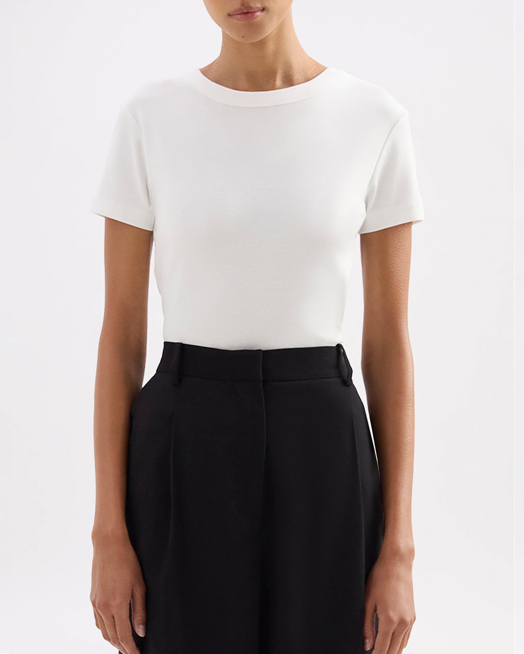 Organic Baby Tee - White - Nude Lucy