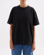 Organic Boyfriend Tee - Black - Nude Lucy