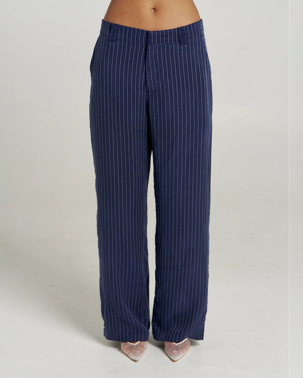 Boss Pant - Navy Pinstripe by Summi Summi - view 2