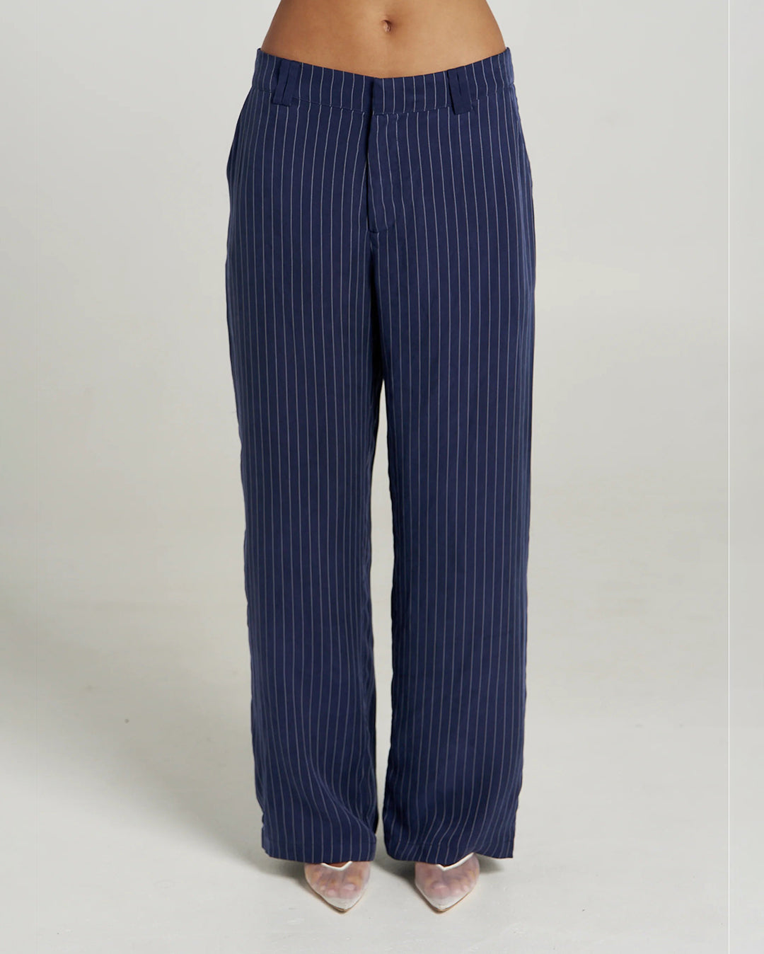 Boss Pant - Navy Pinstripe by Summi Summi - view 2