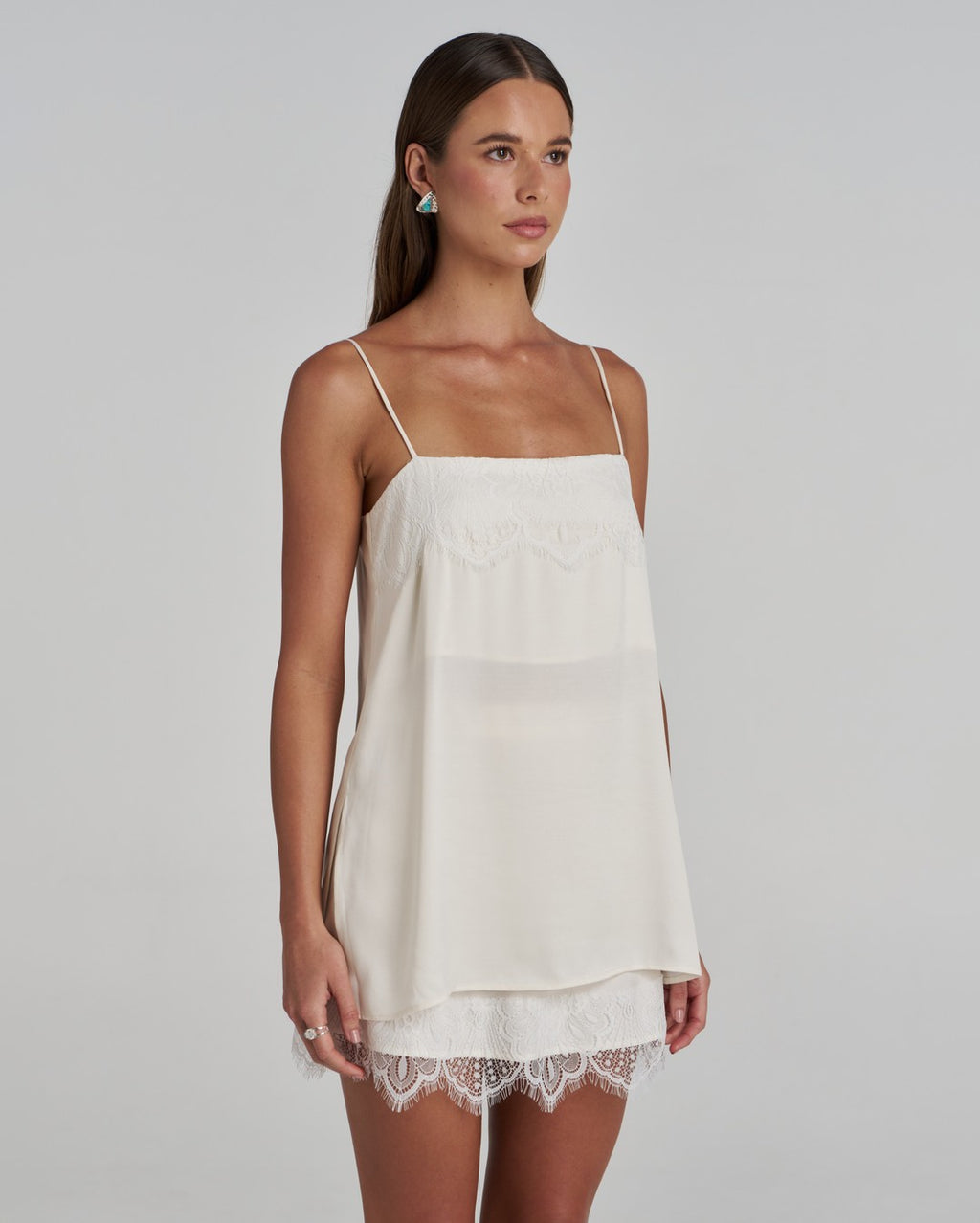 Florence Shift Top - White - Summi Summi