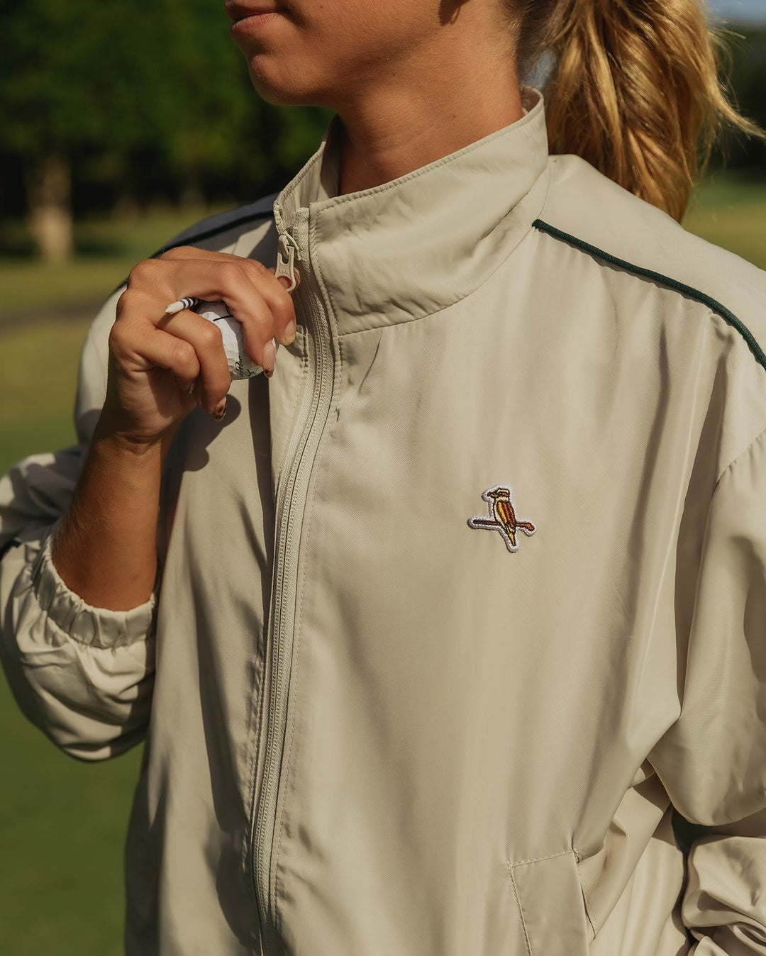 Womens Breaker Jacket - Stone by Walker Golf Things - view 2