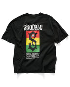 Roots Flag T-Shirt - Pigment Black - S-Double
