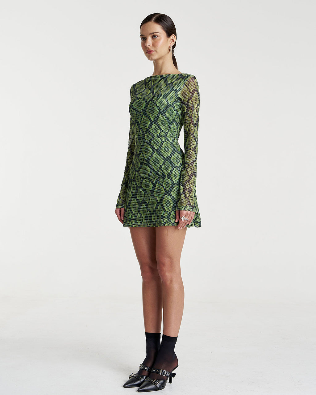 Hibernate A-Line Mini Dress - Viper - Summi Summi