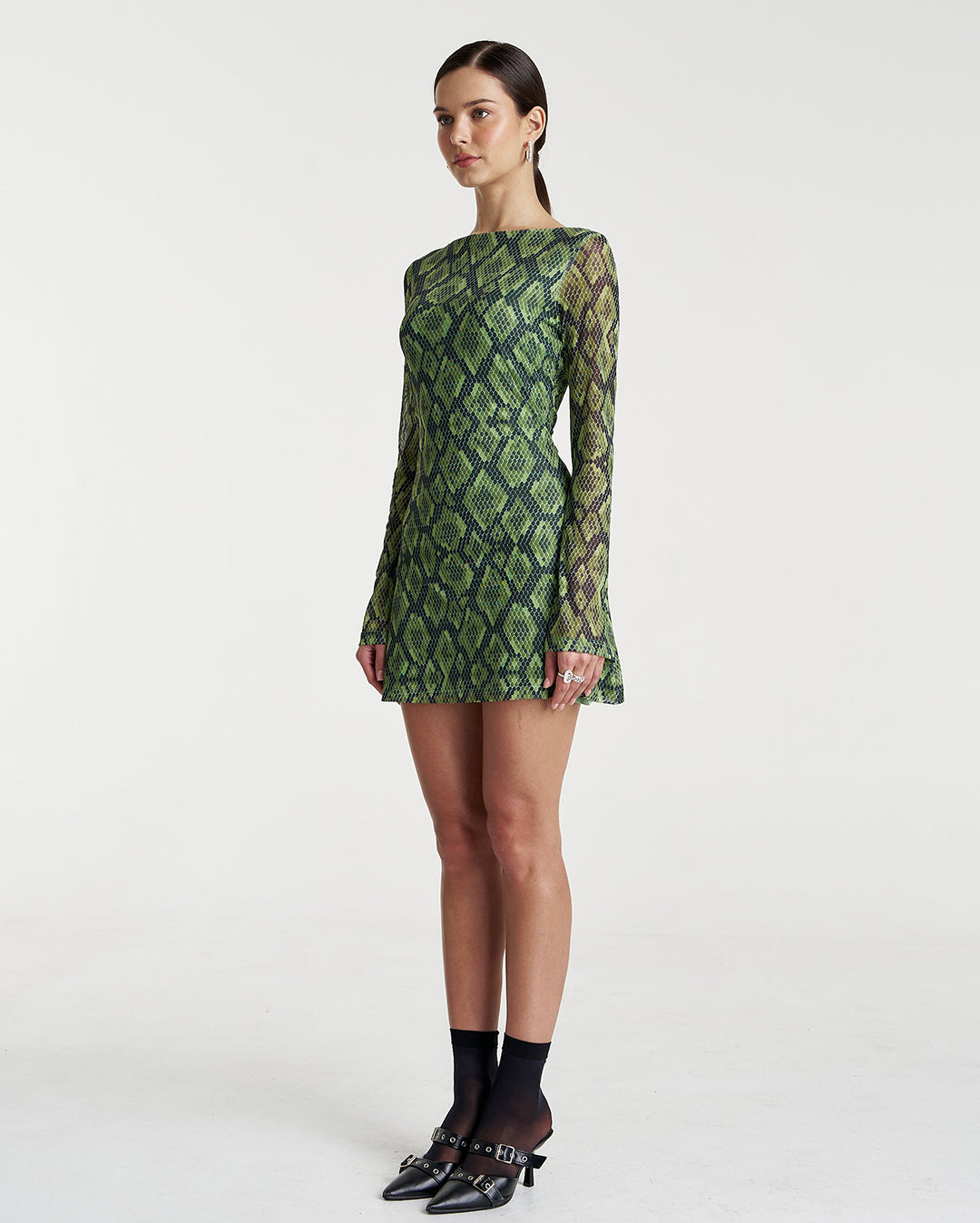 Hibernate A-Line Mini Dress - Viper - Summi Summi