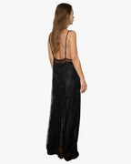 Lace Longline Cami - Black - Maison Essentiele
