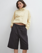 Longline Short - Black - Commonplace Essentials