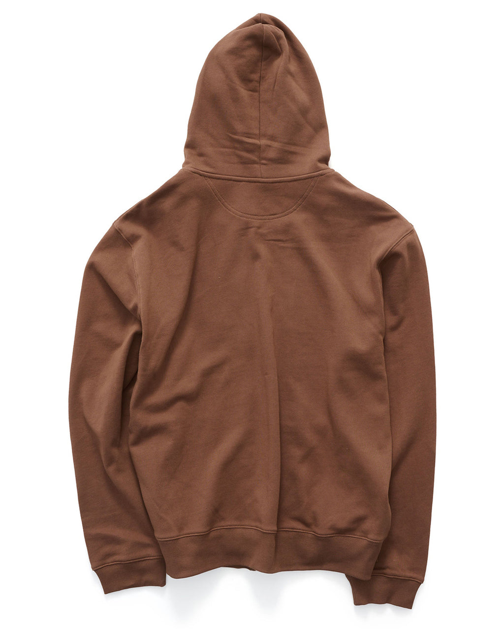 Swish Terry Zip Hoodie - Chocolate - S-Double