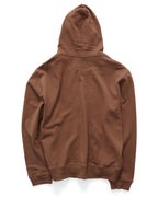 Swish Terry Zip Hoodie - Chocolate - S-Double
