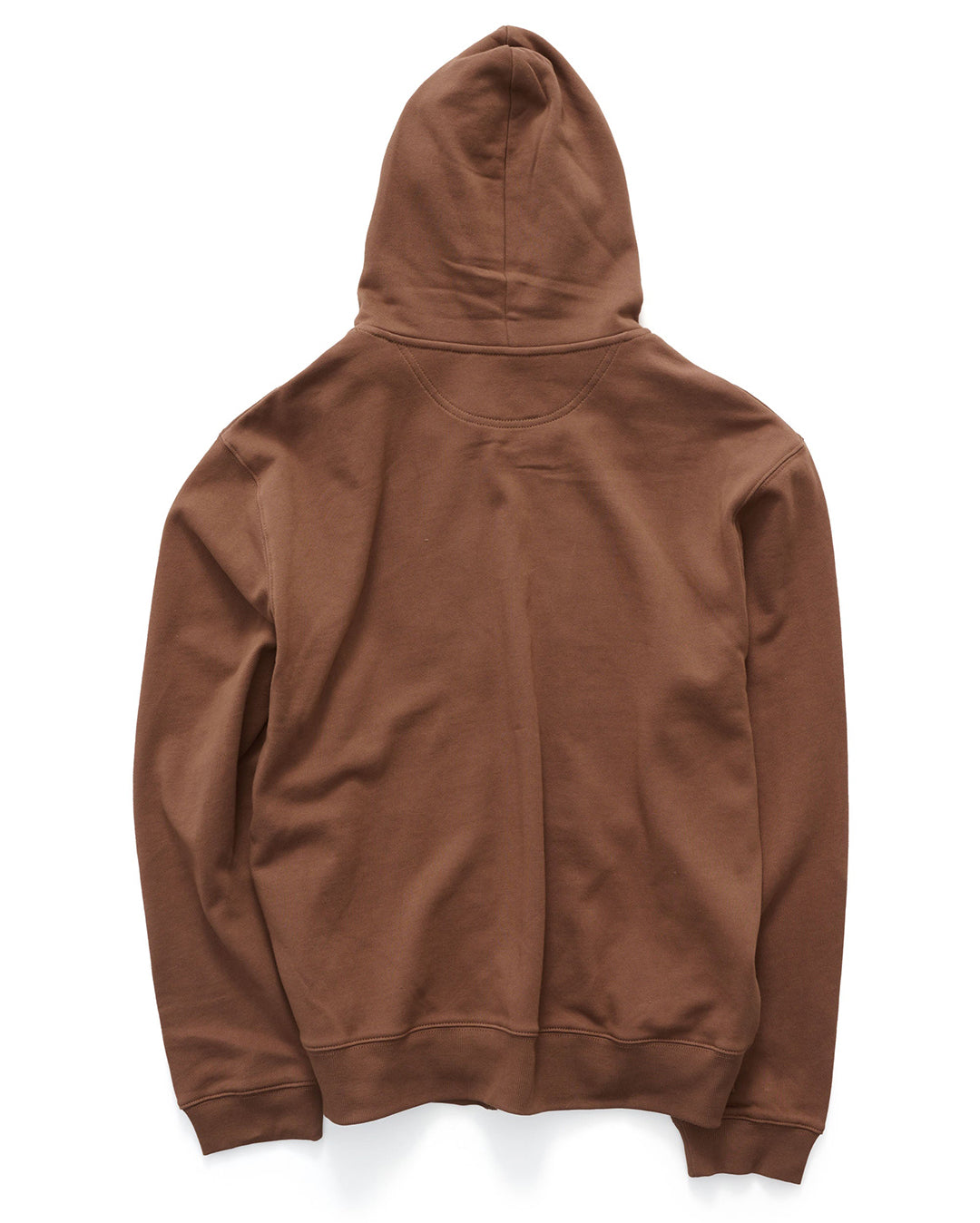 Swish Terry Zip Hoodie - Chocolate - S-Double