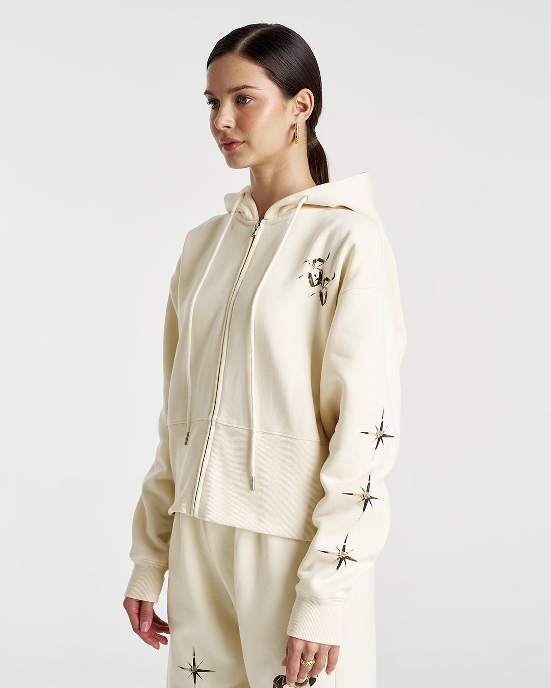 Motif Hoodie - Vanilla - Summi Summi
