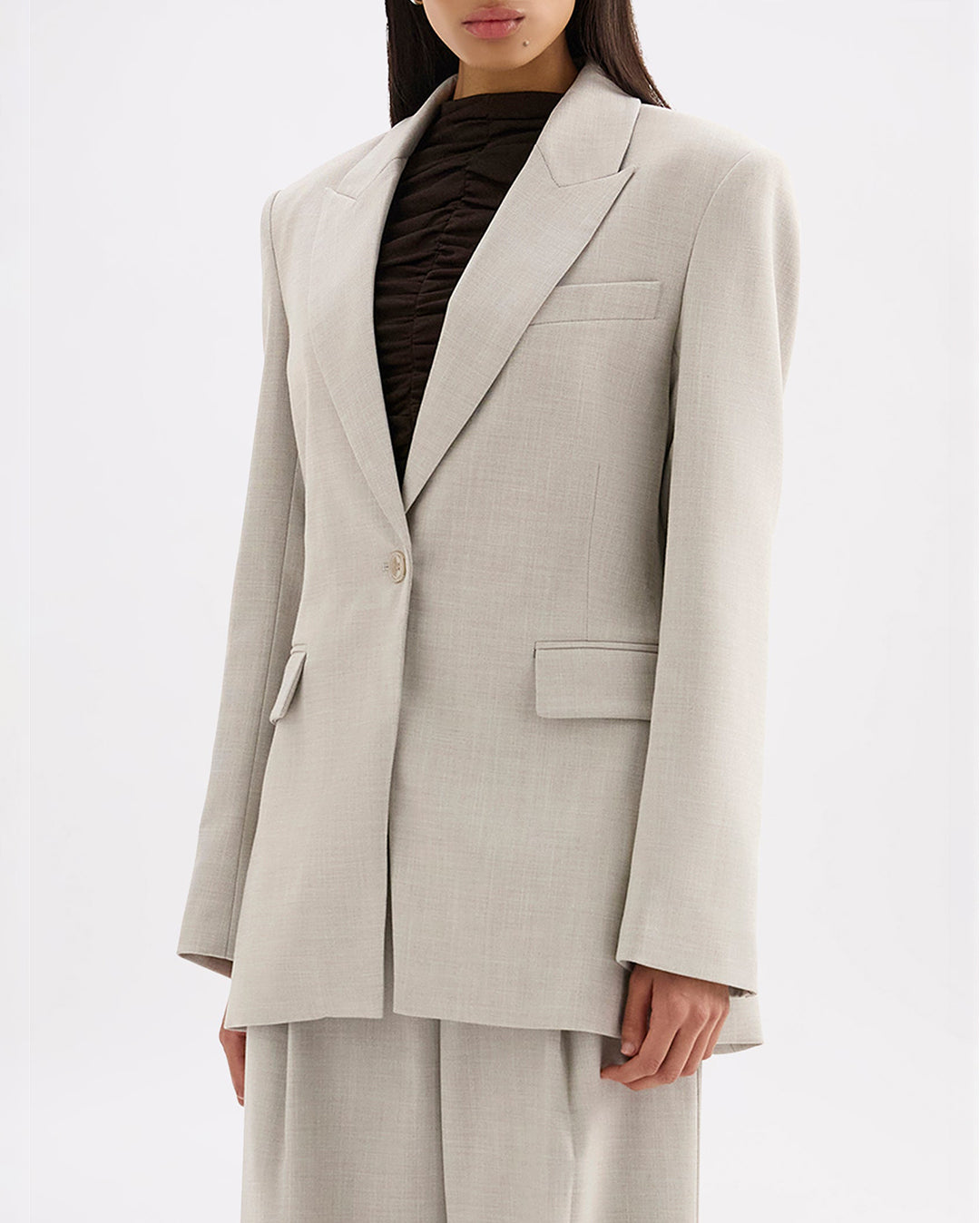Aren Blazer - Sandstone - Nude Lucy