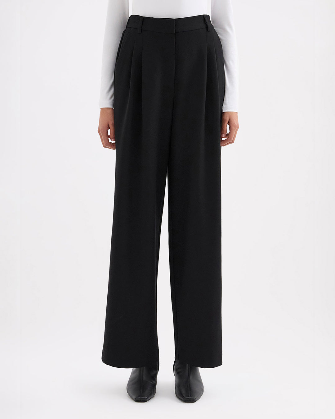 Elena Pant - Black - Nude Lucy