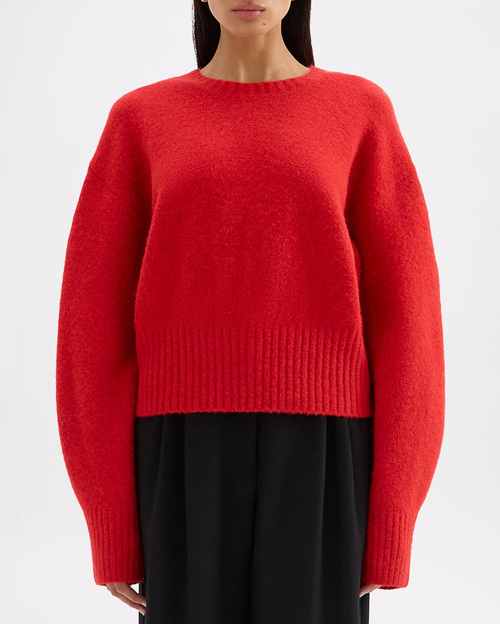 Elsie Knit - Vermillion - Nude Lucy