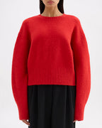 Elsie Knit - Vermillion - Nude Lucy