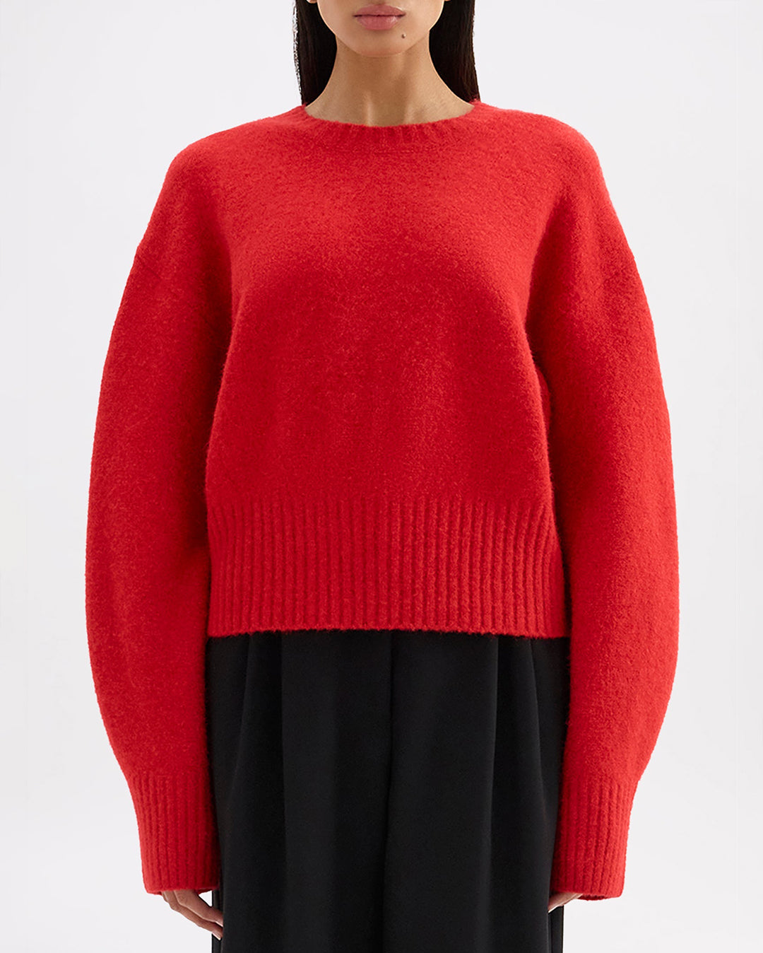 Elsie Knit - Vermillion - Nude Lucy