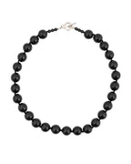 Angelo Necklace - Black - Honeybloom