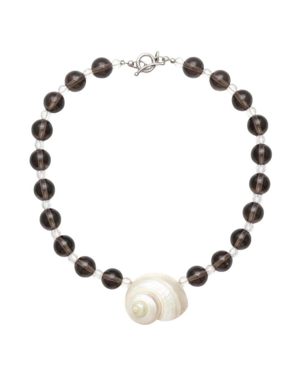 Clarence Necklace - Grey - Honeybloom