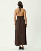 June Mae - Hemp Maxi Dress - Coffee - Afends