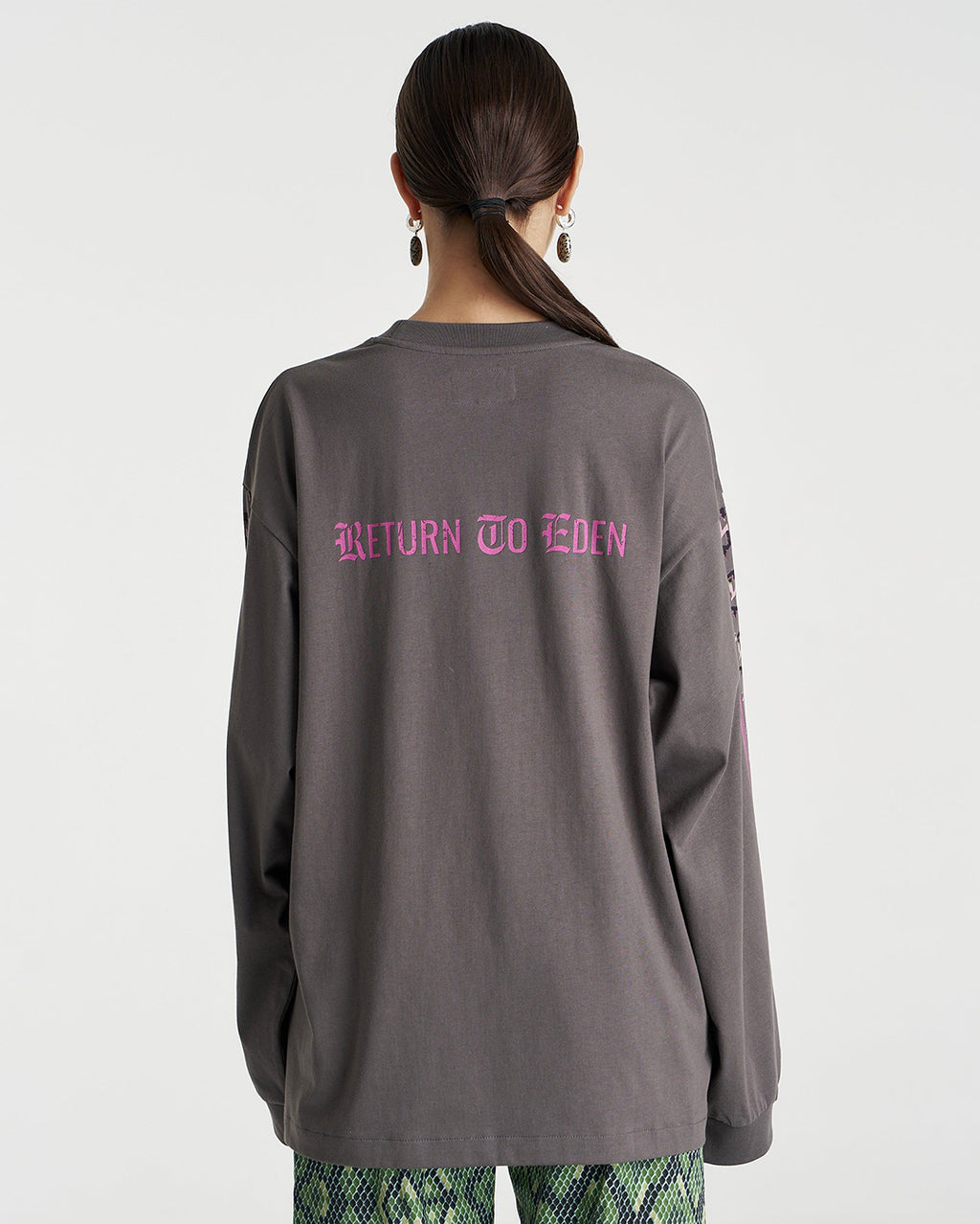 Eden Long Sleeve Tee - Shadow - Summi Summi