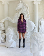 Oversized Blazer - Azalea Plaid - Summi Summi