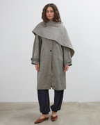 Lady Gingham Trench - Black/White - Commonplace Essentials