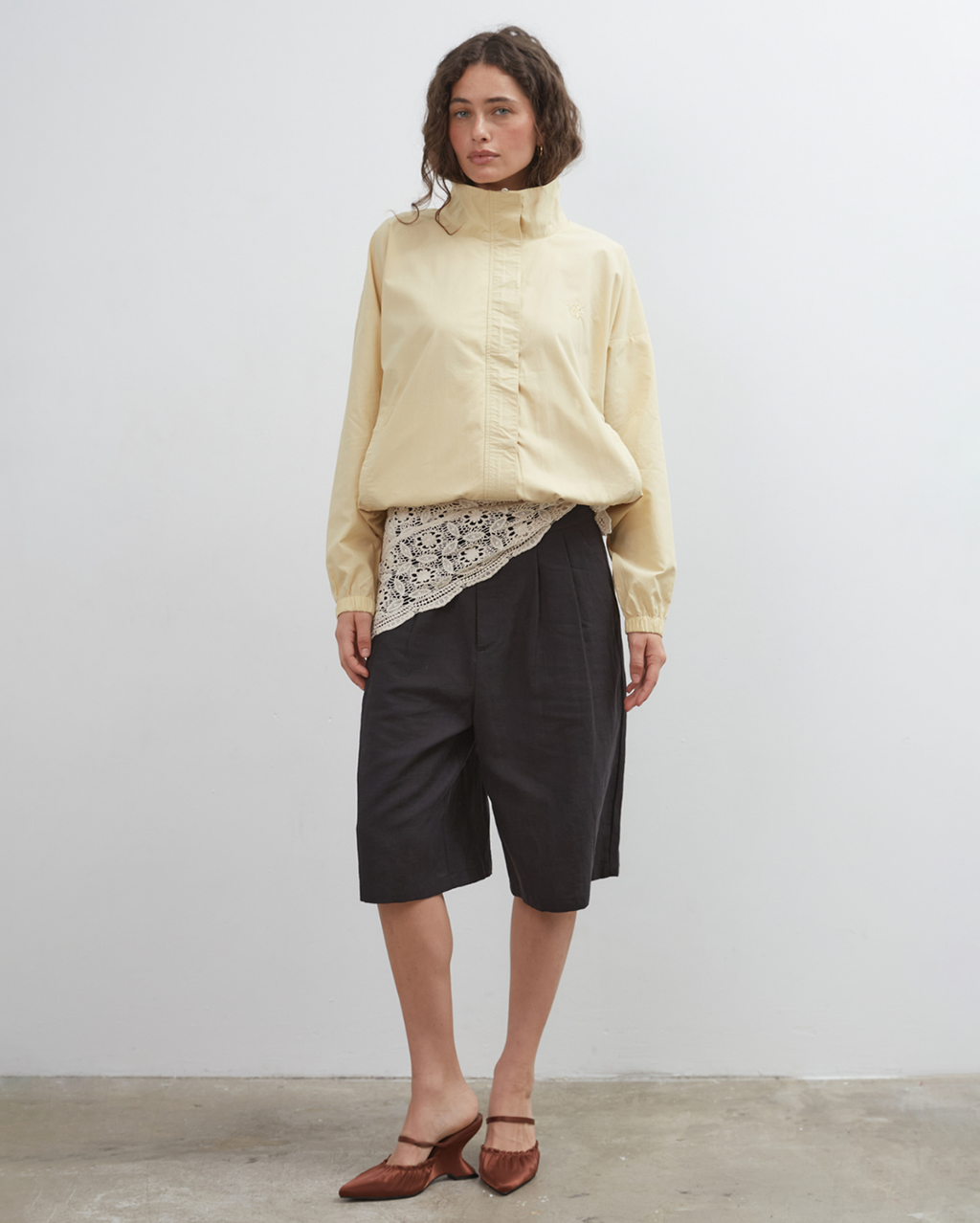 Longline Short - Black - Commonplace Essentials