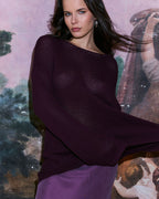 Bell Long Sleeve Knit - Mulberry - Summi Summi