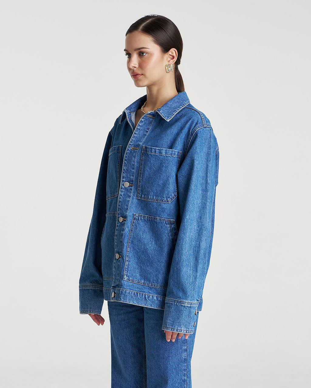 Denim Jacket - Bleu - Summi Summi