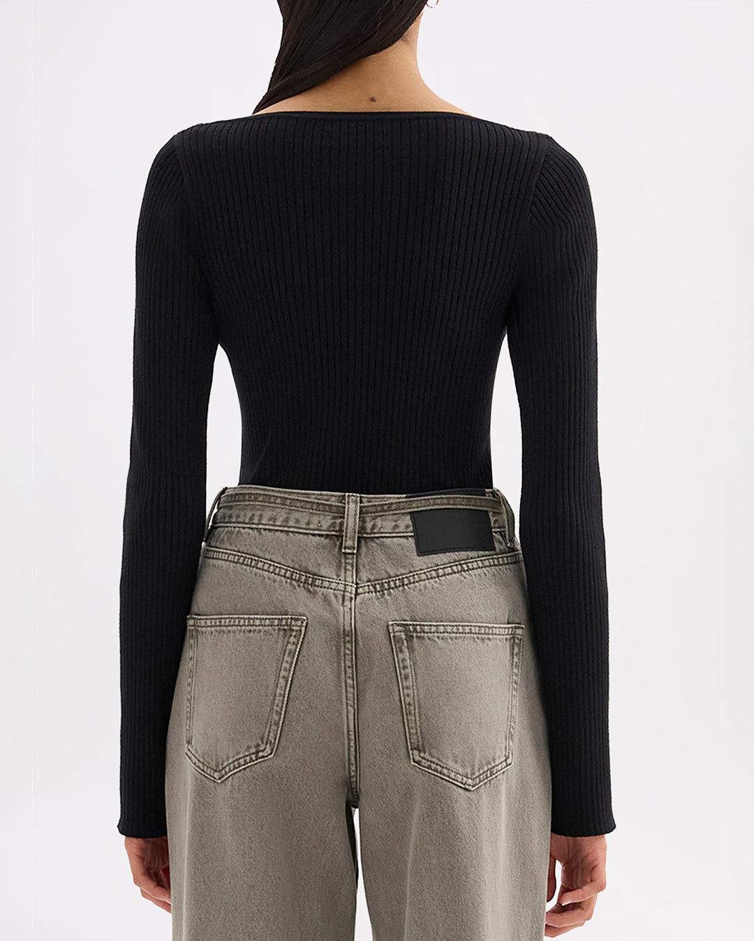 Arlotte Knit Cardigan - Black - Nude Lucy