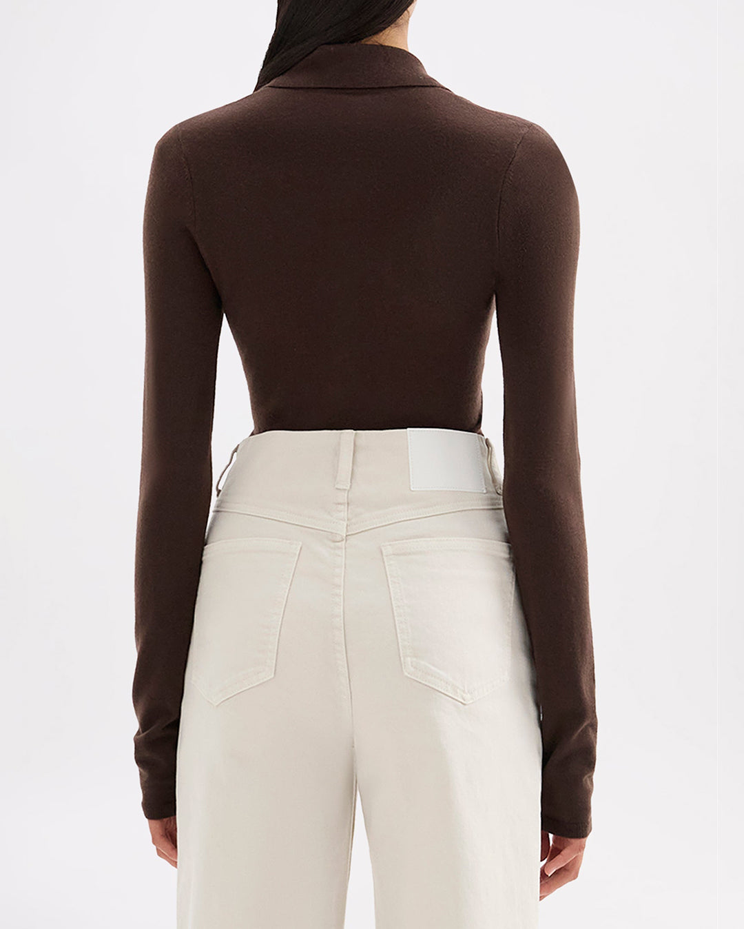 Danica Merino Blend Knit - Chocolate - Nude Lucy