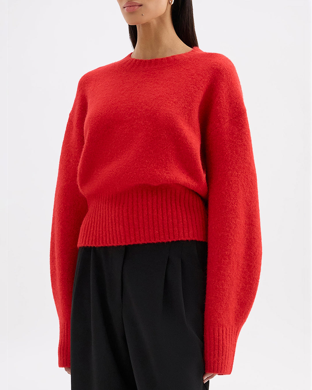 Elsie Knit - Vermillion - Nude Lucy