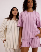 Long Sleeve Sleep Shirt - Snow - Hommey