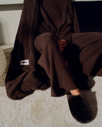 Sheepskin Slippers - Chocolate - Hommey