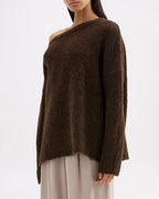 Lavinia Knit - Chocolate - Nude Lucy