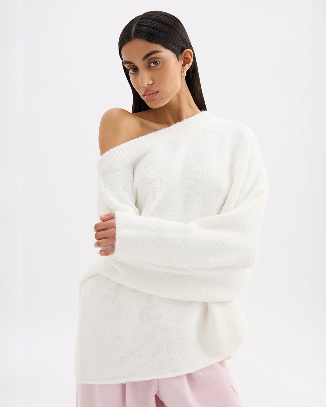Lavinia Knit - Salt - Nude Lucy