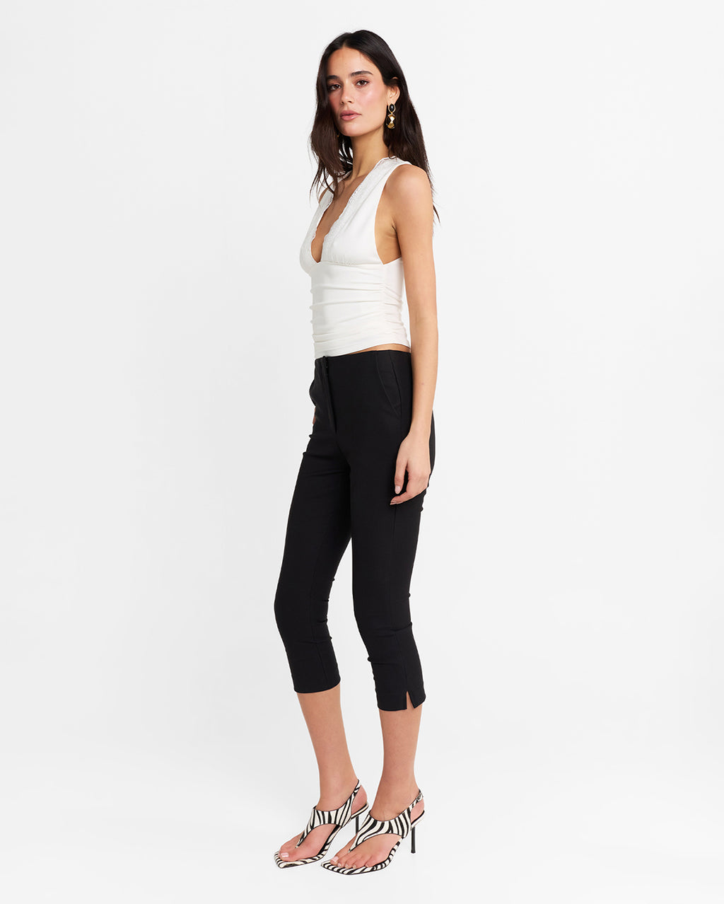 Camille Top - White by Madison the Label - view 4