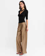 Giovanna Pants - Taupe by Madison the Label - view 4