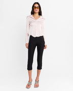 Renna Capris - Black by Madison the Label - view 4