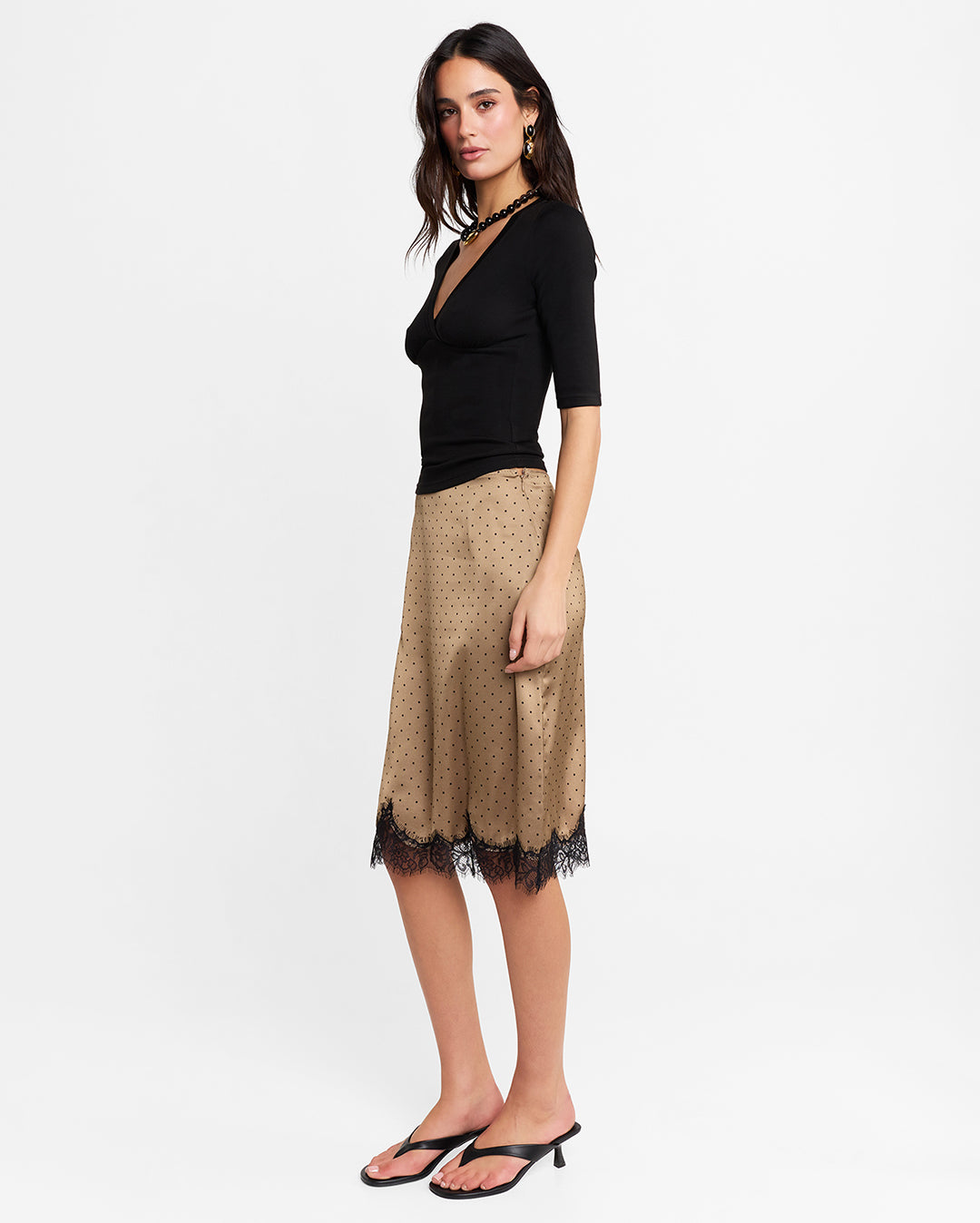 Samira Top - Black by Madison the Label - view 4