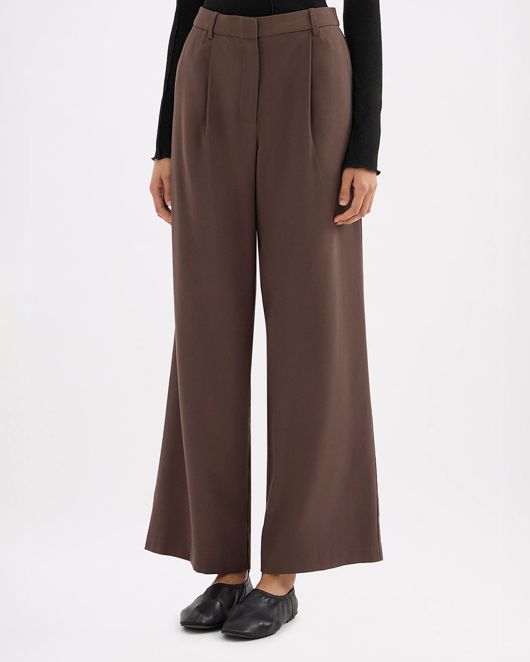 Nadia Pant - Chocolate - Nude Lucy
