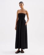 Zuri Maxi Dress - Black - Nude Lucy